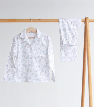 Піжама сатин “Сірі Бульбашки”