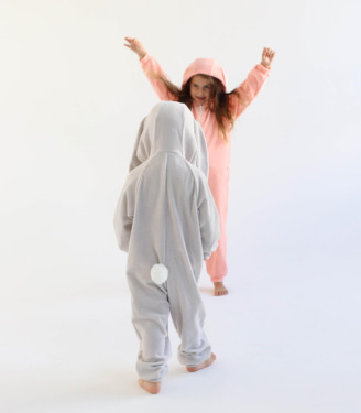 Піжама Кігурумі Зайчик “Світло-сірий”