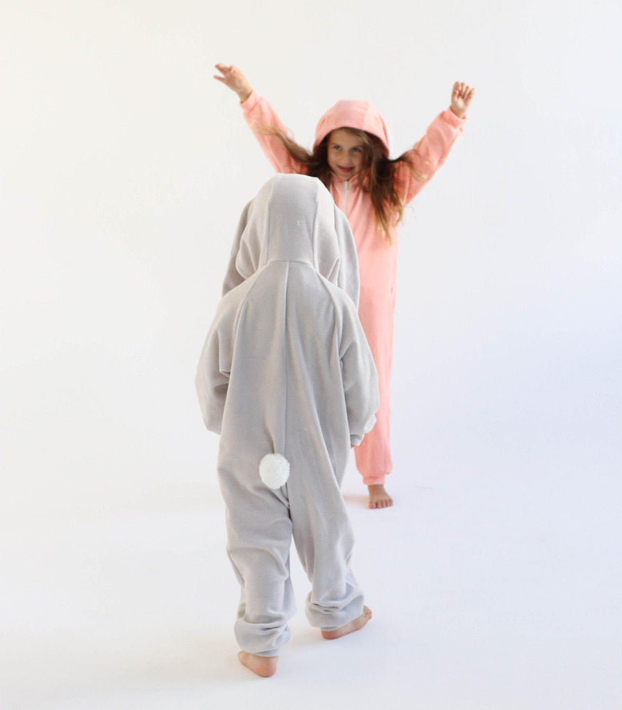 Піжама Кігурумі Зайчик “Світло-сірий”