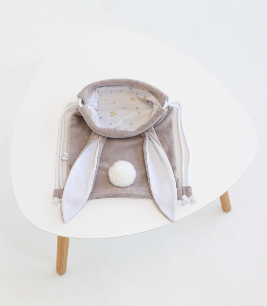 Рюкзак Зайчик “Темно Сірий”