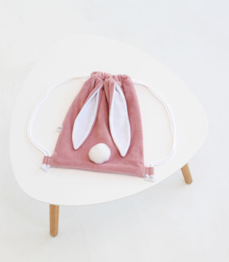 Рюкзак Зайчик “Темна Пудра”