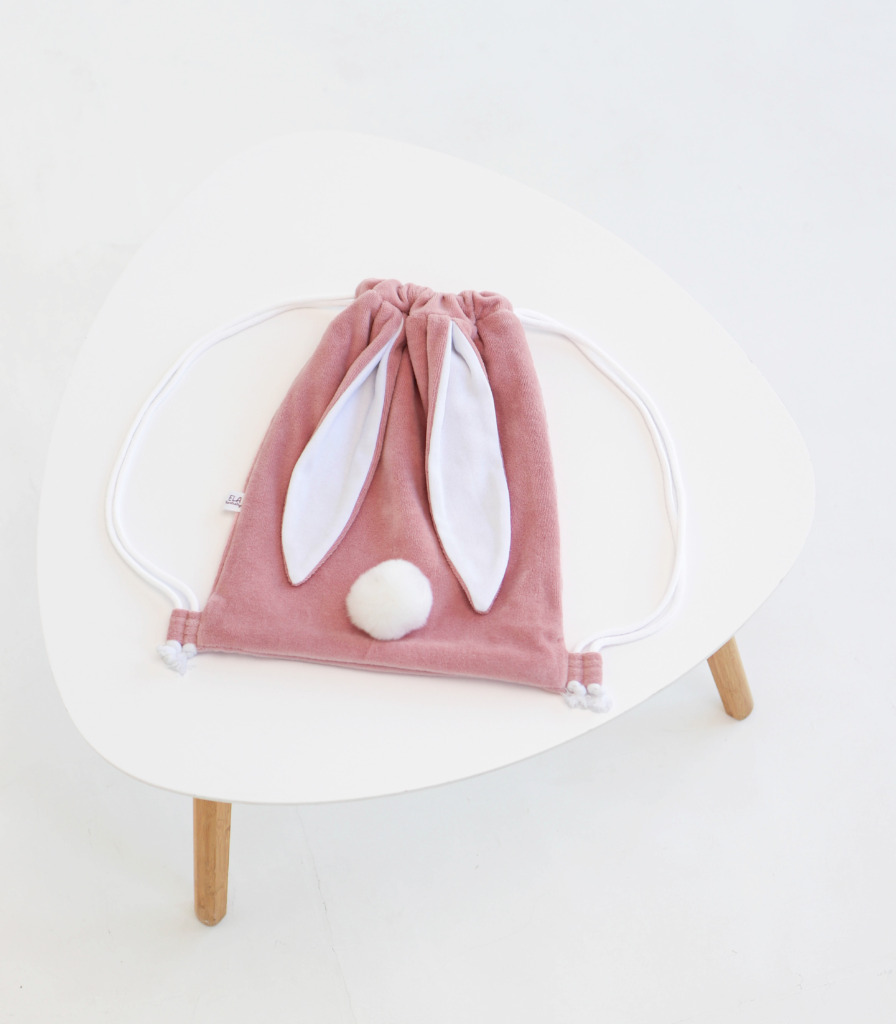 Рюкзак Зайчик “Темна Пудра”