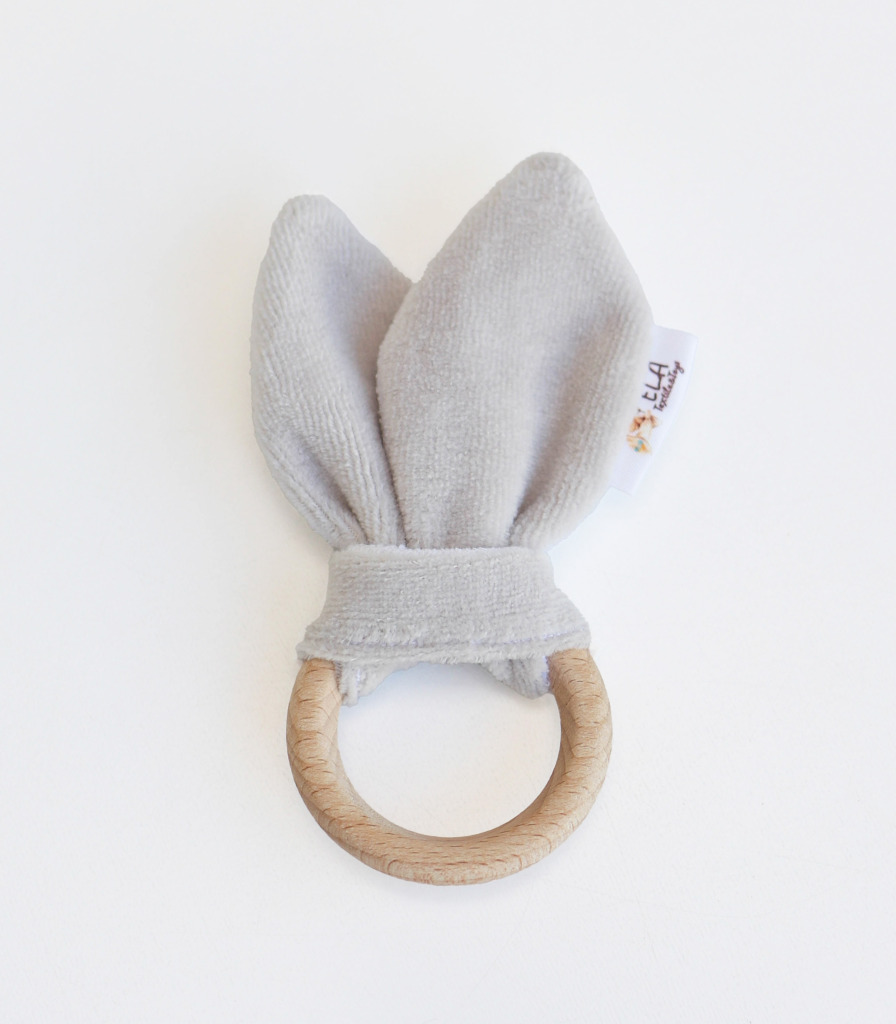 Комплект комфортер+ гризунець Світло-сірий