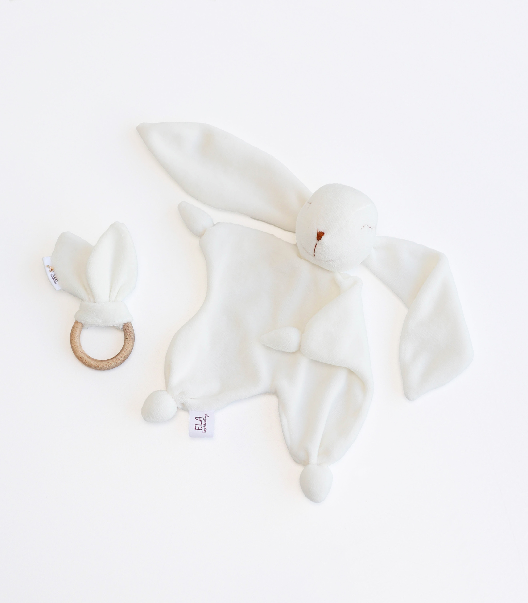 Комплект комфортер+ гризунець Молочний