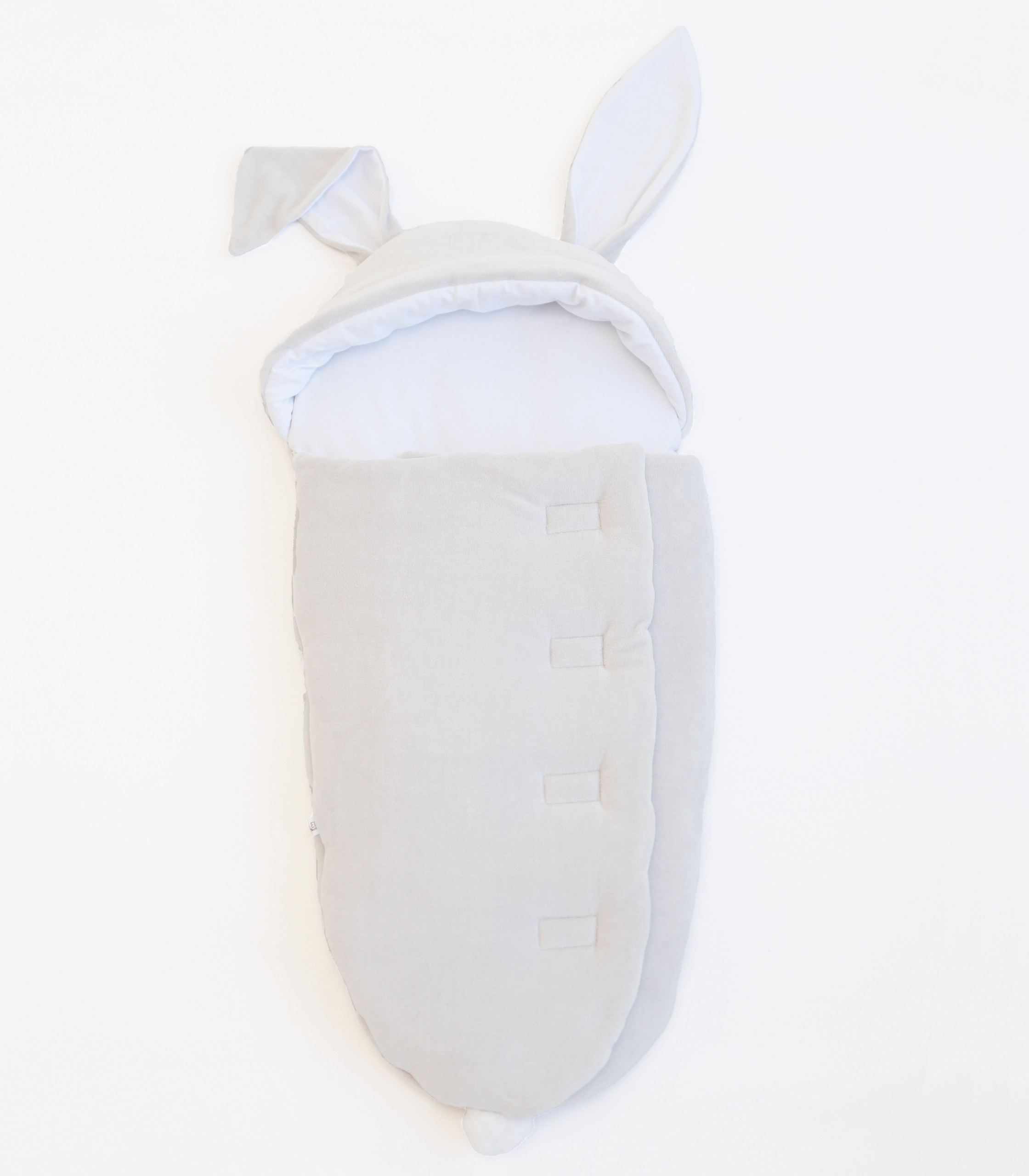 Спальник кокон Зайчик “Світло сірий”