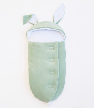 Спальник кокон Зайчик “Фісташка”