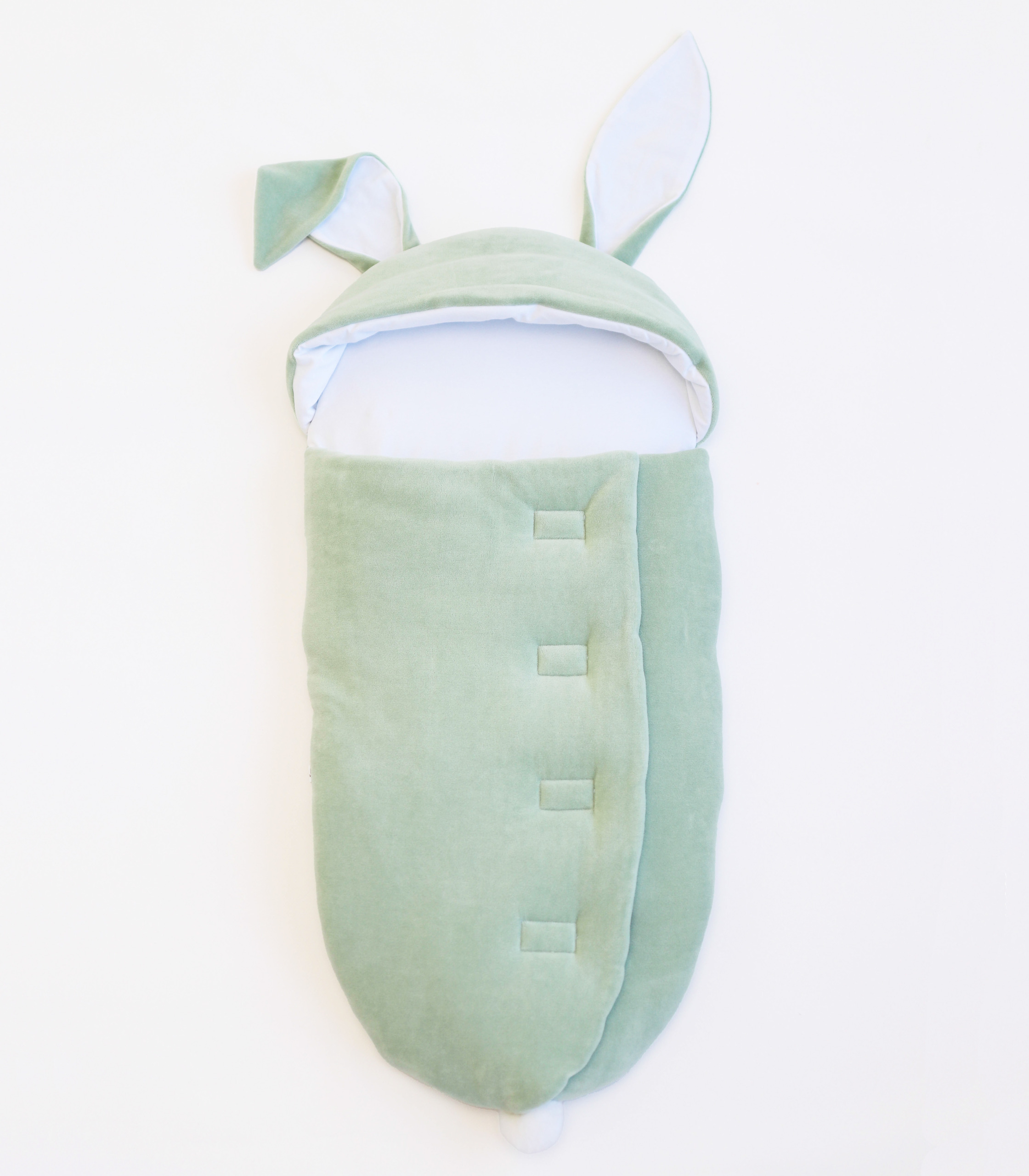 Спальник кокон Зайчик “Фісташка”