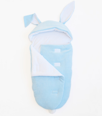 Спальник кокон Зайчик “Блакитний”