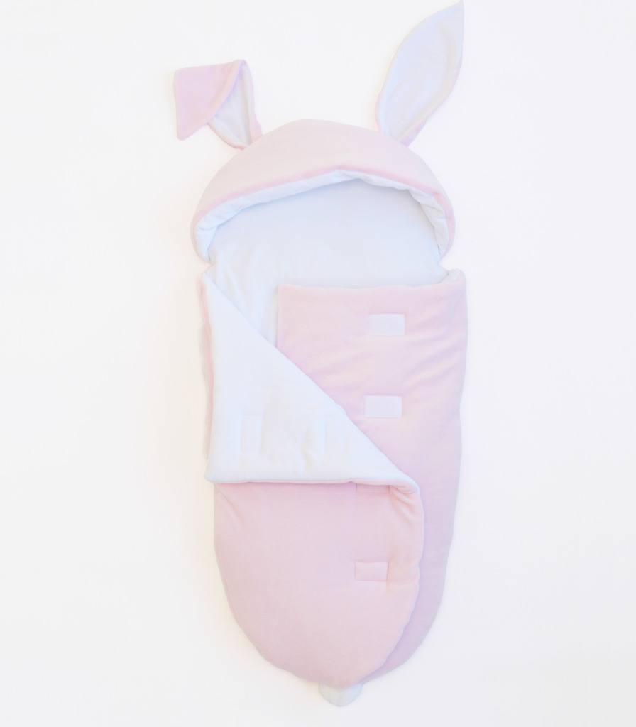 Спальник кокон Зайчик “Рожевий”