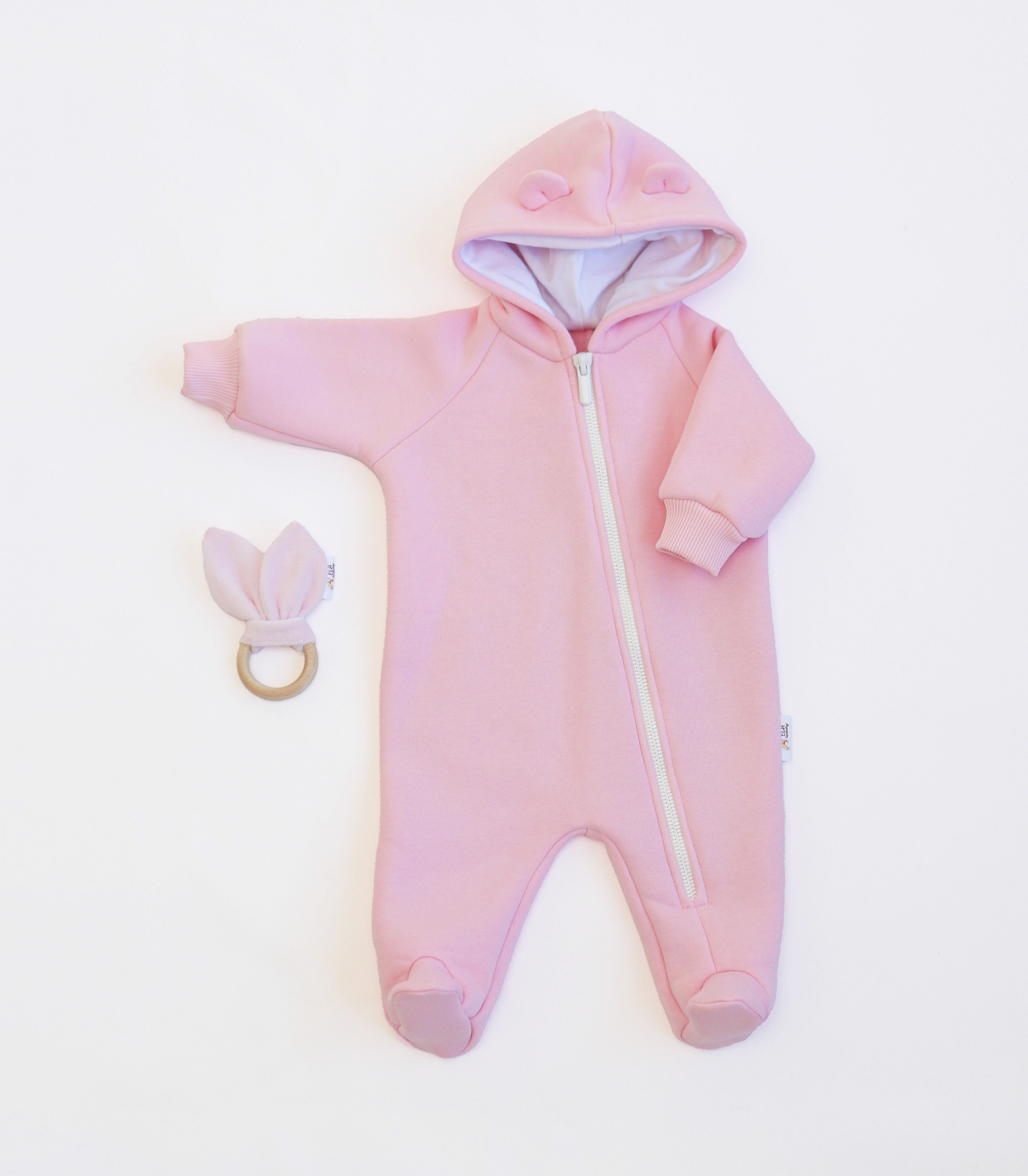 Комбінезон на флісі “Рожевий”