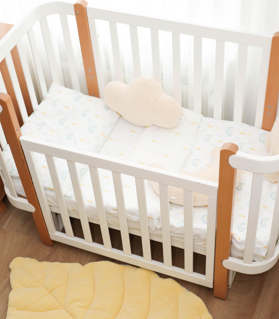 Комплект фланелевої постільної білизни “Веселки/колоски”