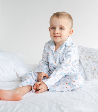 Піжама сатин “Блакитні Бульбашки”