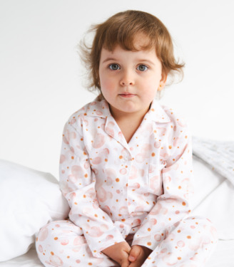 Піжама сатин “Рожеві Бульбашки”