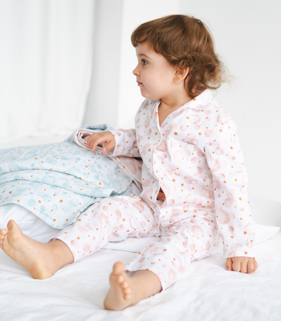 Піжама сатин “Рожеві Бульбашки”