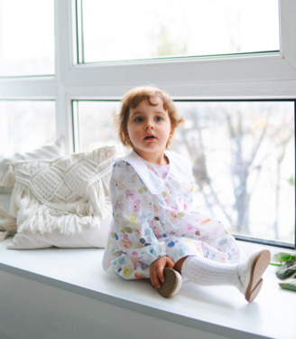 Сукня з комірцем “Квіточки”