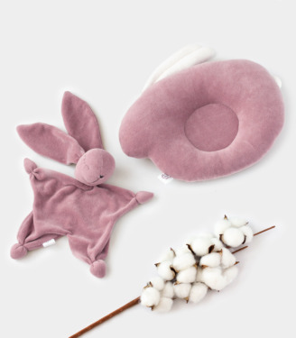 Комплект подушка+комфортер Темна Пудра