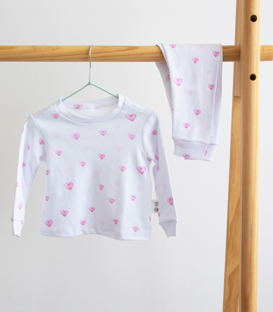 Піжама роздільна “Сердечка”