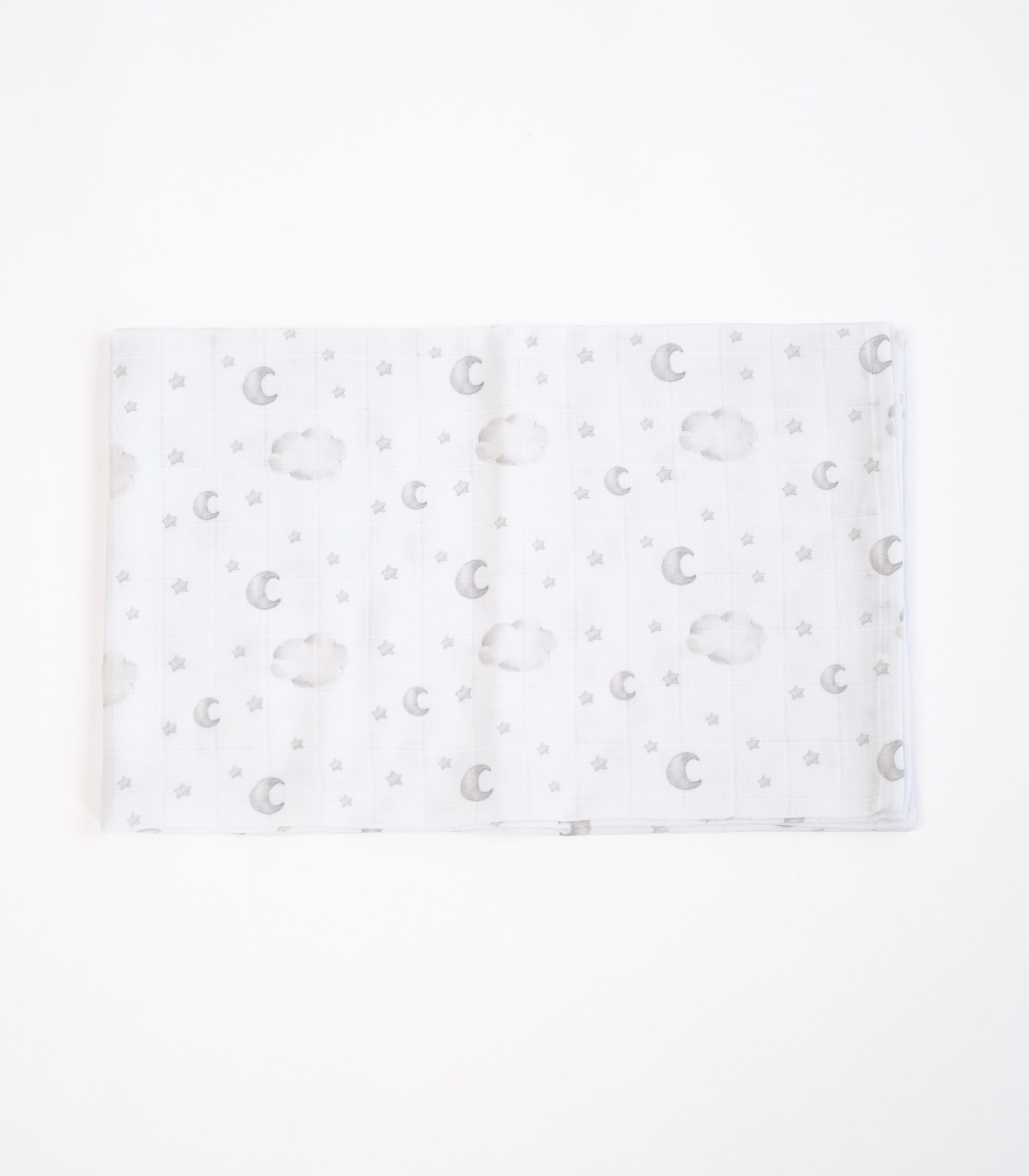Муслінова пелюшка “Місяці і хмаринки”