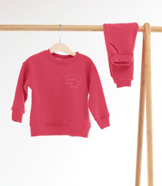 Костюм Basic з вишивкою “Малиновий”