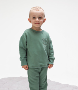 Костюм Basic з вишивкою “Фісташковий”