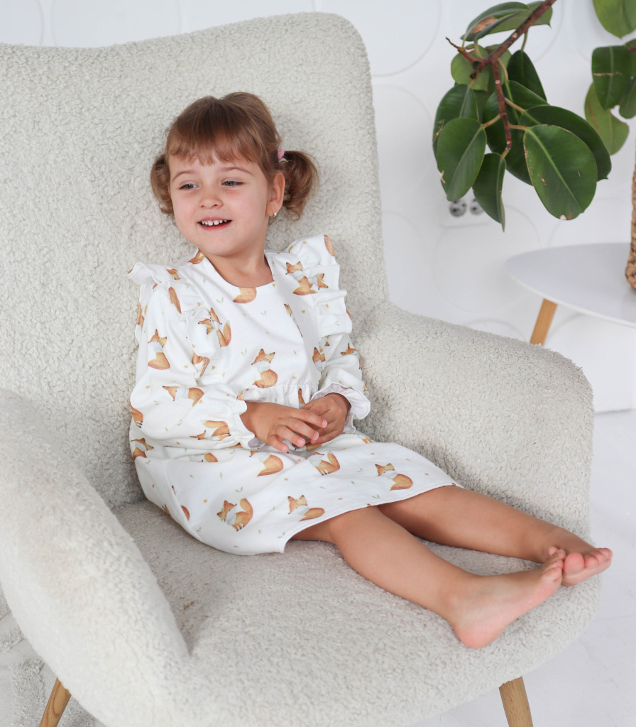 Сукня фланелева “Лисички”