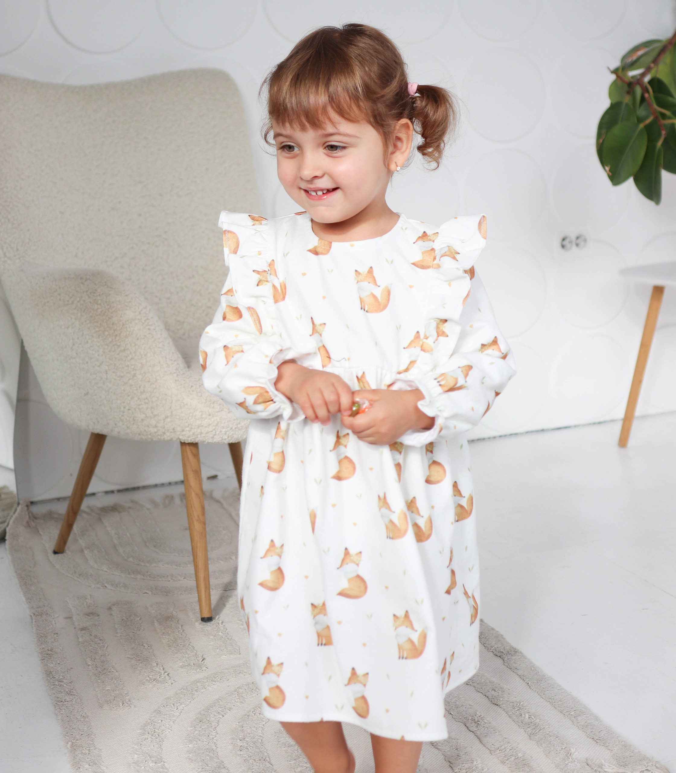 Сукня фланелева “Лисички”