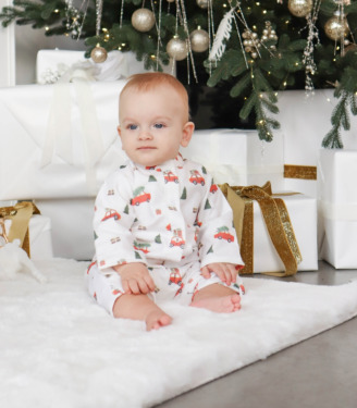 Ромпер новорічний “Машинки”