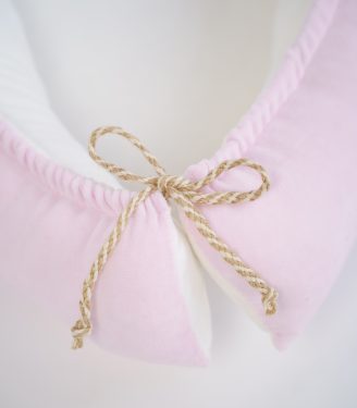 Кокон-позиціонер для новонароджених Рожево/молочний