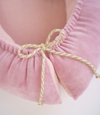 Кокон-позиціонер для новонароджених Темна пудра/пудра