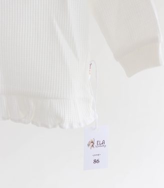 Костюм вафельний для дівчинки “Молочний”