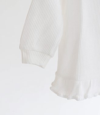 Костюм вафельний для дівчинки “Молочний”