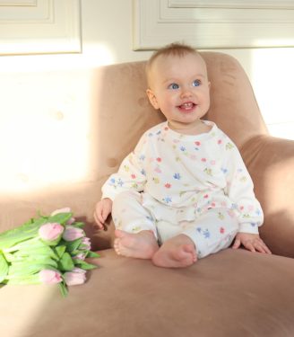 Костюм вафельний “Квіточки”