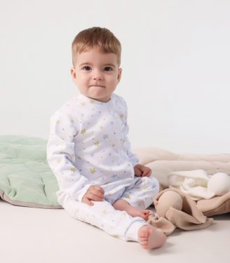 Ромпер з відкритою ніжкою “Зірочки жовто-блакитні”