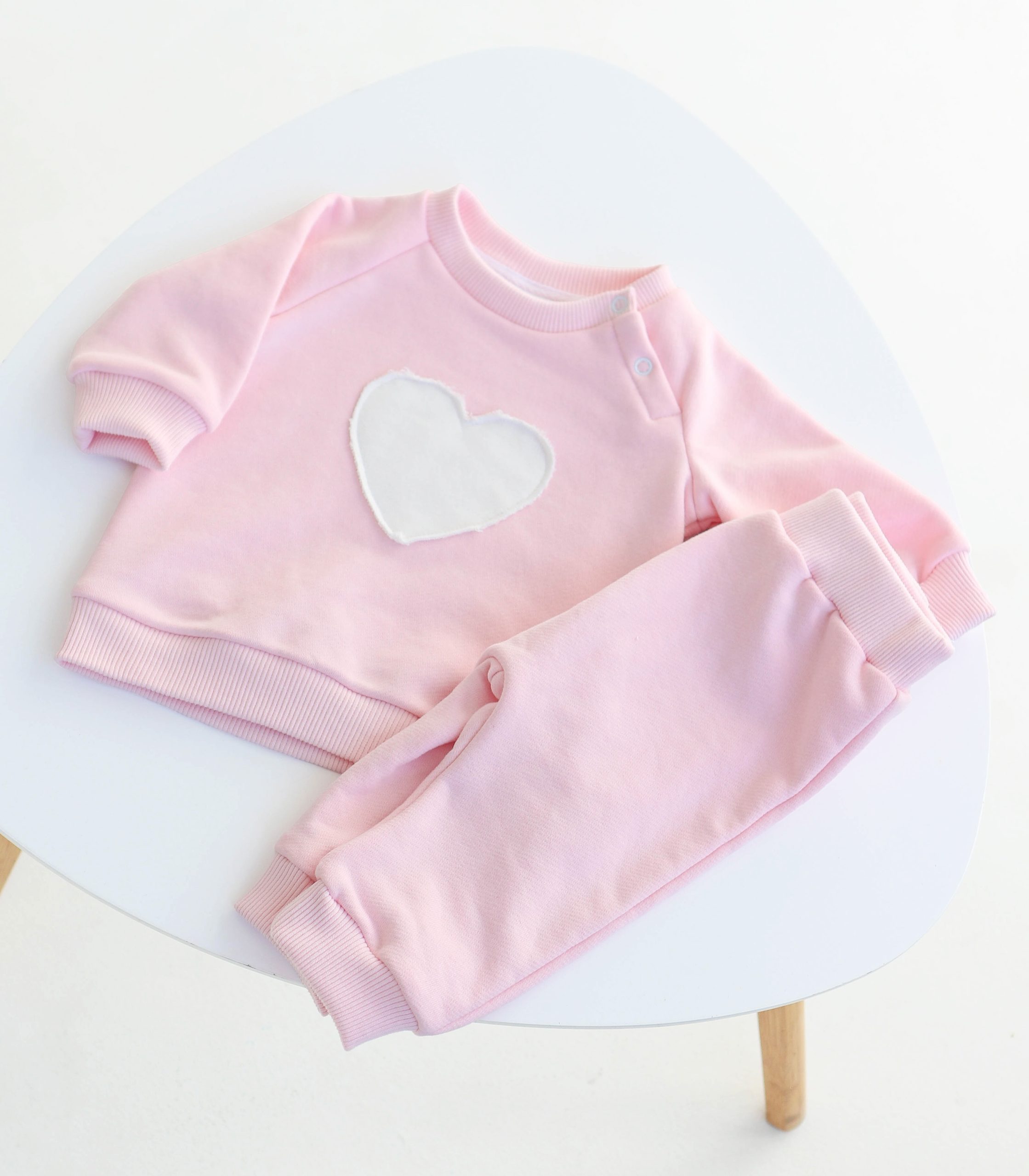 Костюм трьохнитка “Рожевий сердечко”