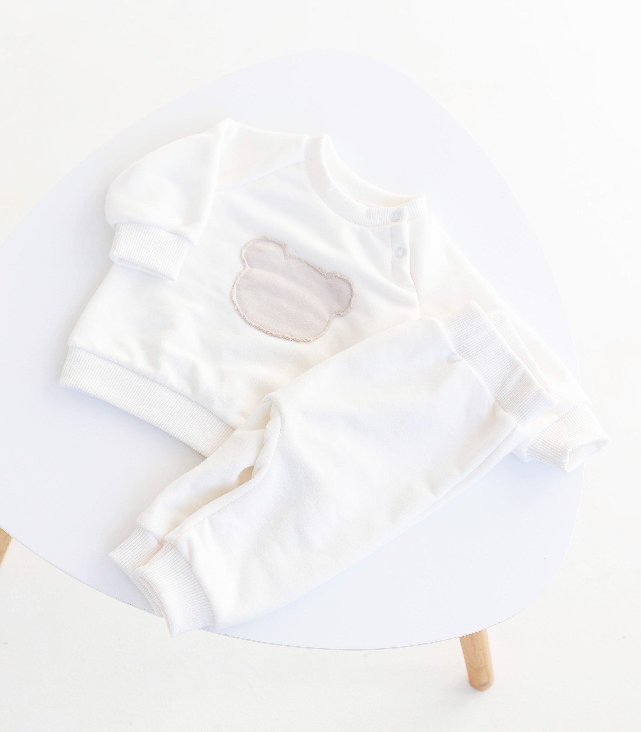 Костюм трьохнитка “Молочний ведмедик”