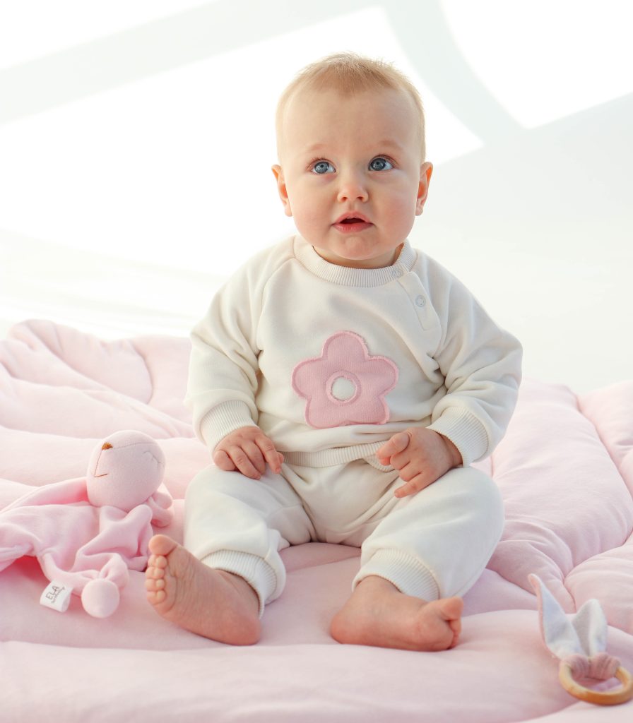 Костюм трьохнитка “Молочний квіточка”