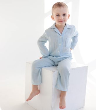 Піжама муслін “Блакитна”