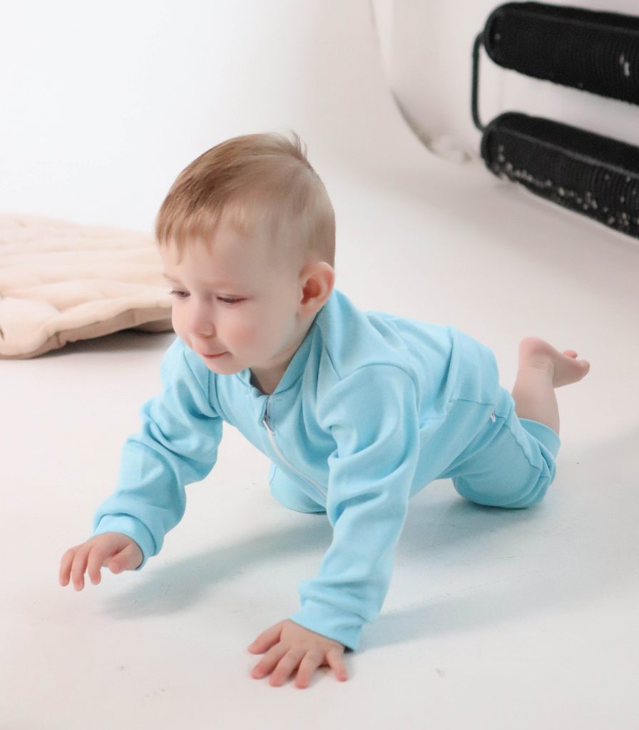 Ромпер з відкритою ніжкою “Блакитний”