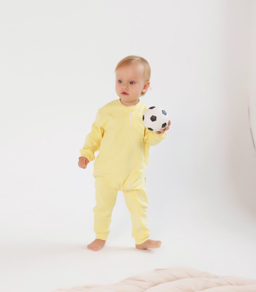 Ромпер з відкритою ніжкою “Жовтий”