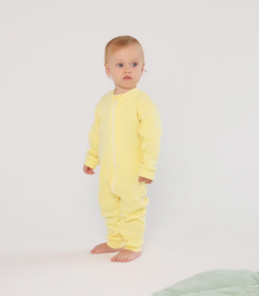 Ромпер з відкритою ніжкою “Жовтий”