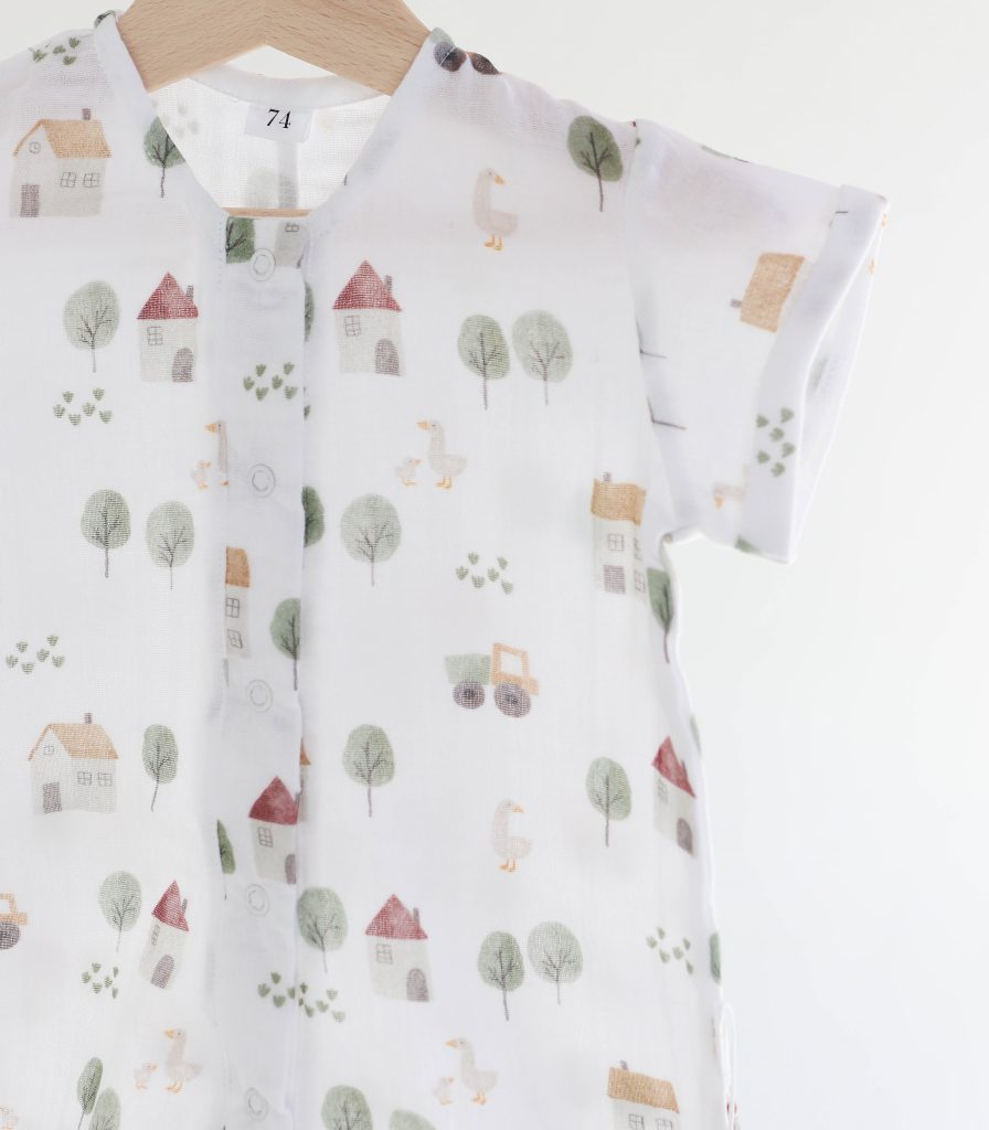 Ромпер муслін “Село”