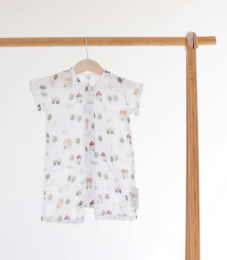 Ромпер муслін “Село”