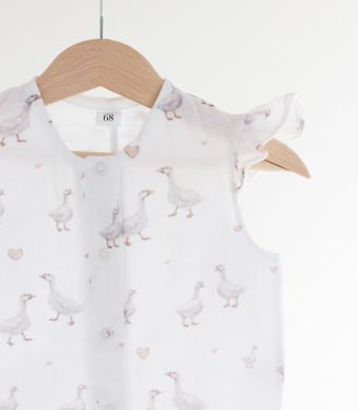 Ромпер муслін “Гуси”