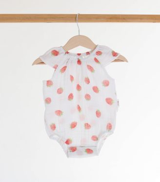 Боді мусліновий “Полунички”