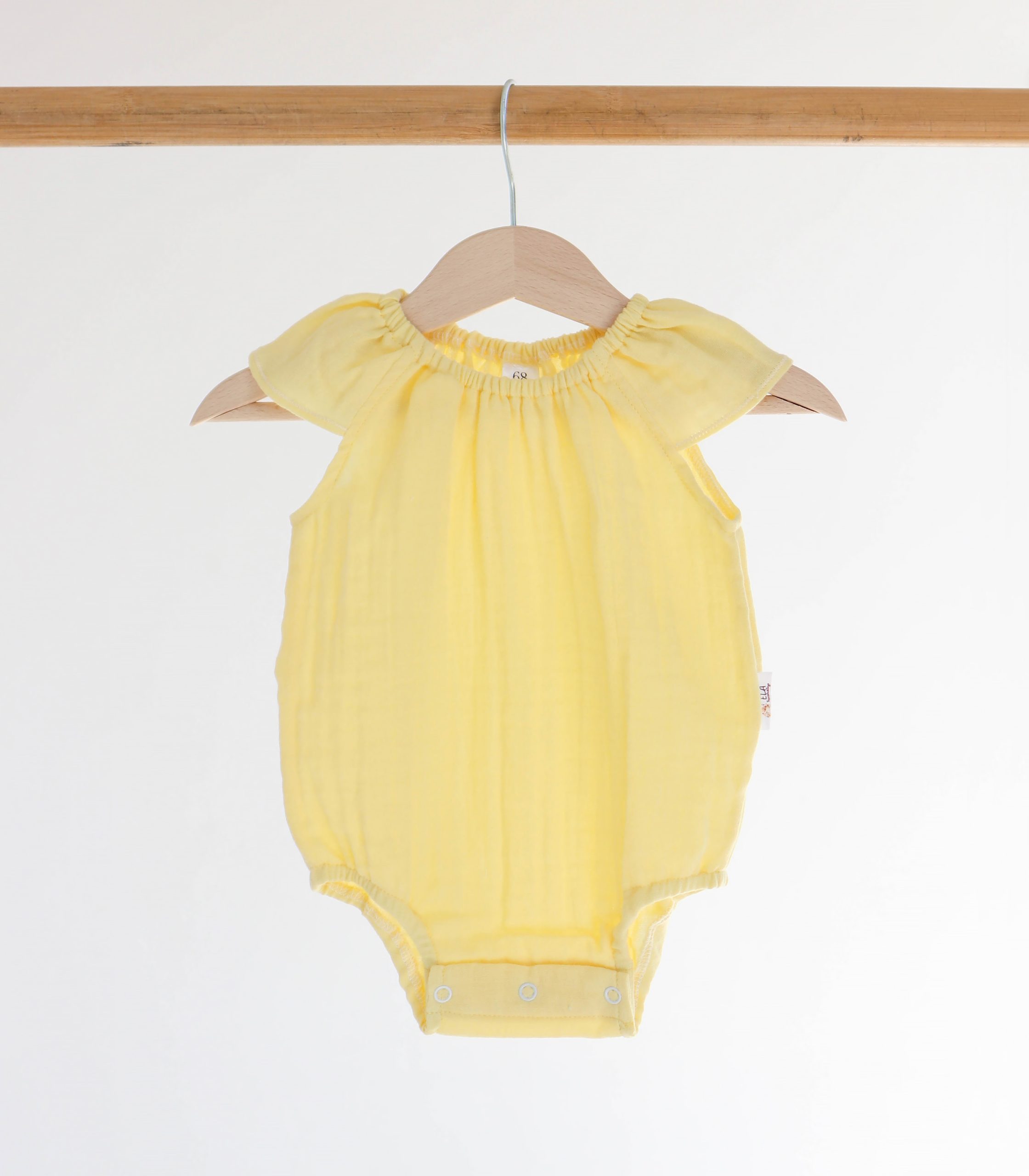 Боді мусліновий “Жовтий”