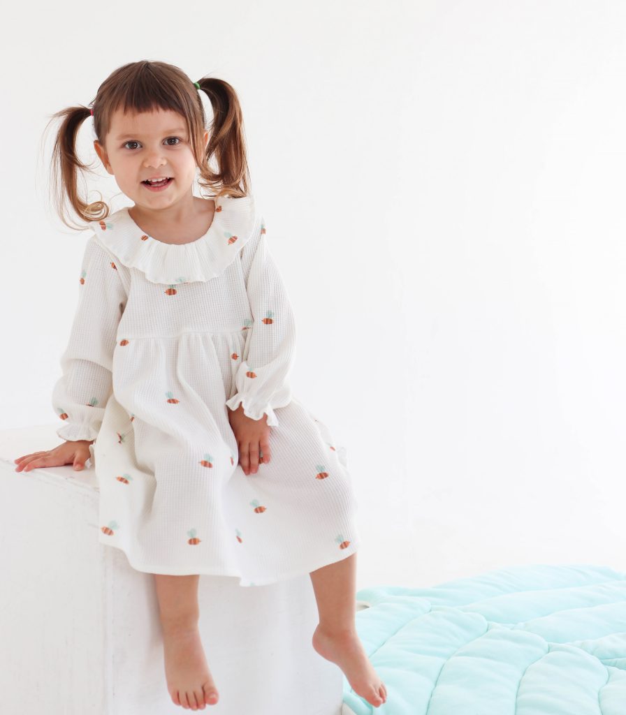 Сукня вафельна “Бджілки”