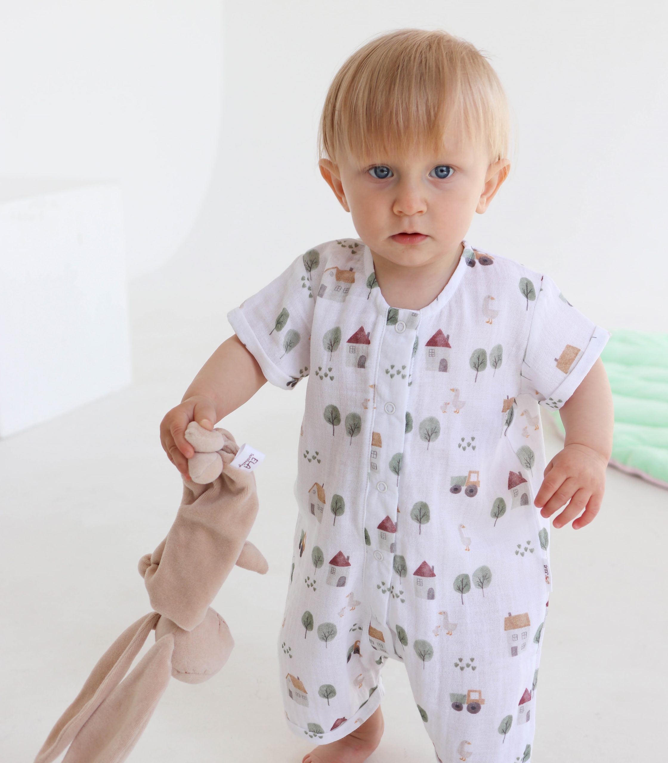 Ромпер муслін “Село”