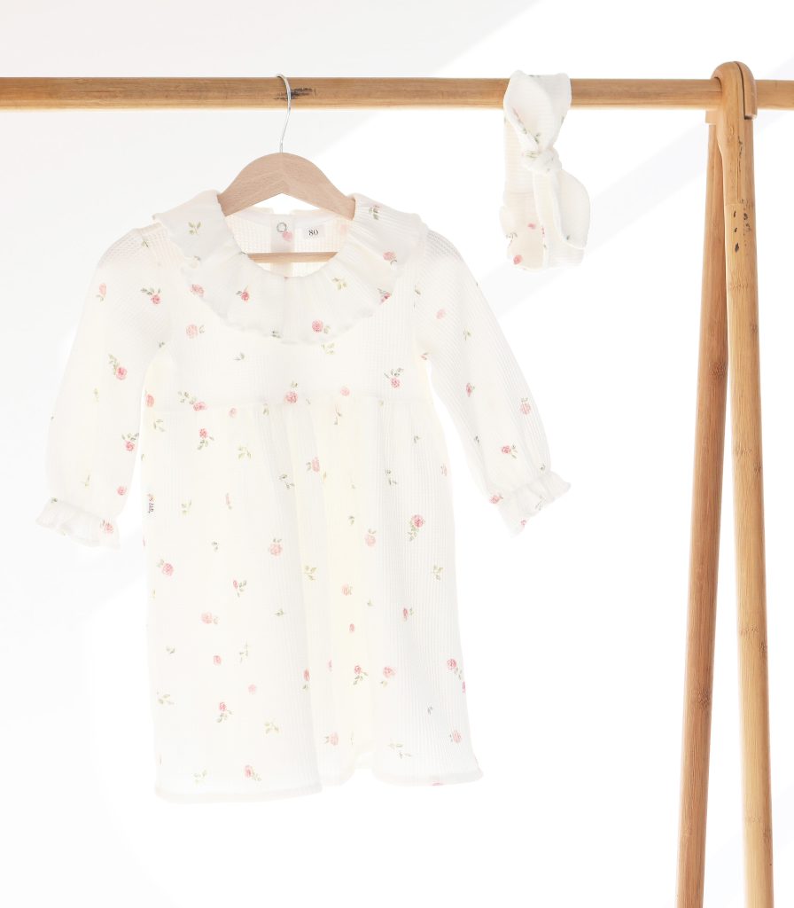 Сукня вафельна “Троянди”