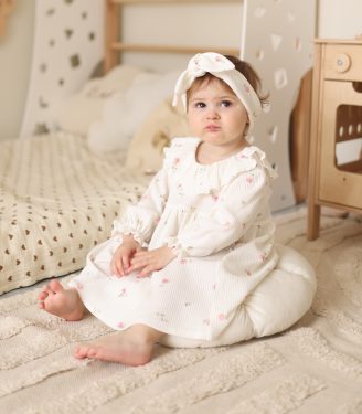 Сукня вафельна “Троянди”