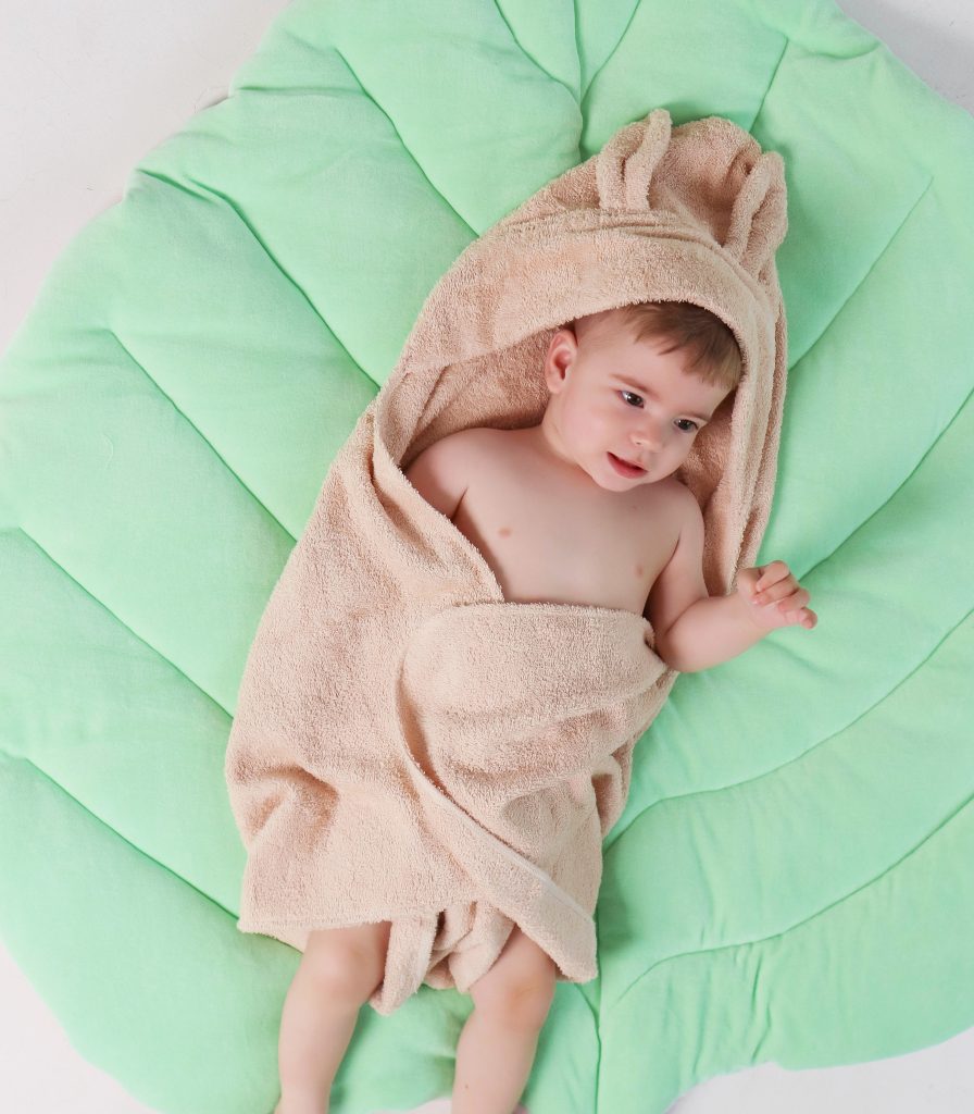 Махровий рушник Бежевий(вушка)